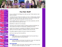 Tablet Screenshot of funhairstuff.com